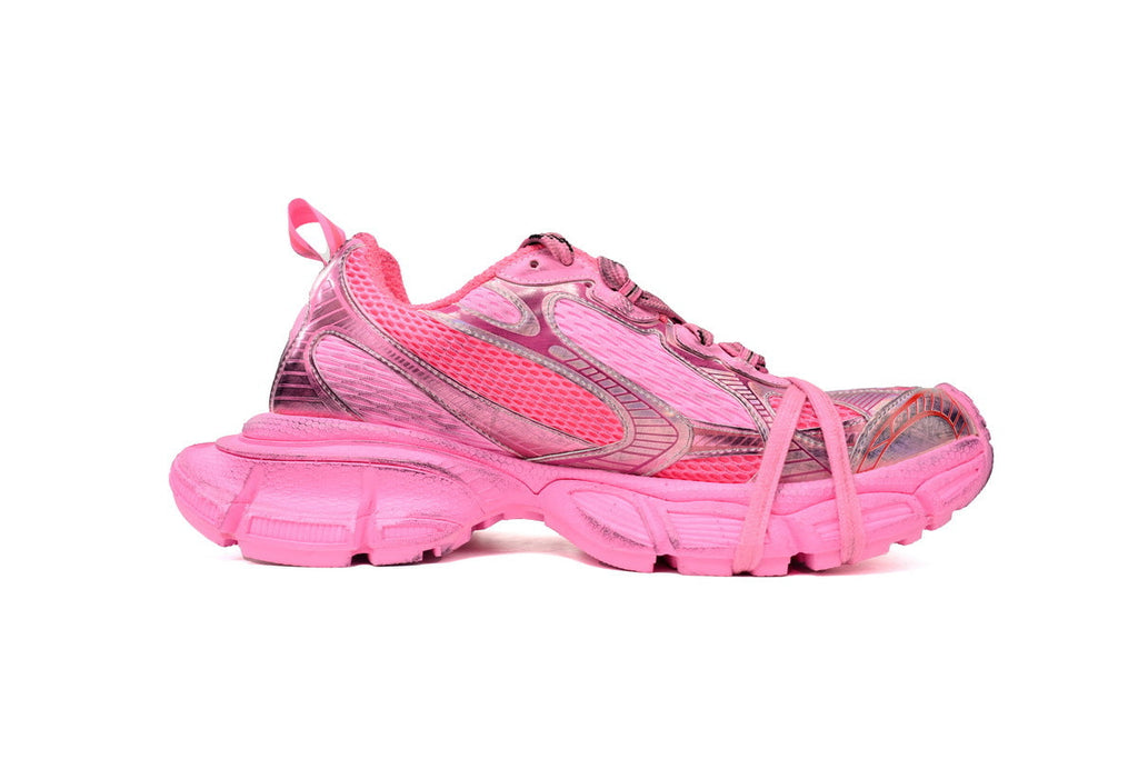 Balenciaga 3XL  men's shoes Track Sneaker – Low-Top Chunky Sole balenciaga runners pink