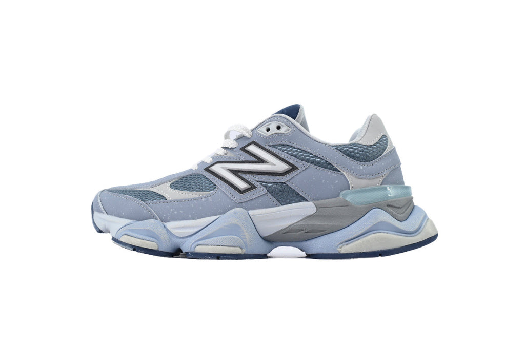New Balance 9060 Women's & Men's Light Blue Grey Chunky Retro Sneakers