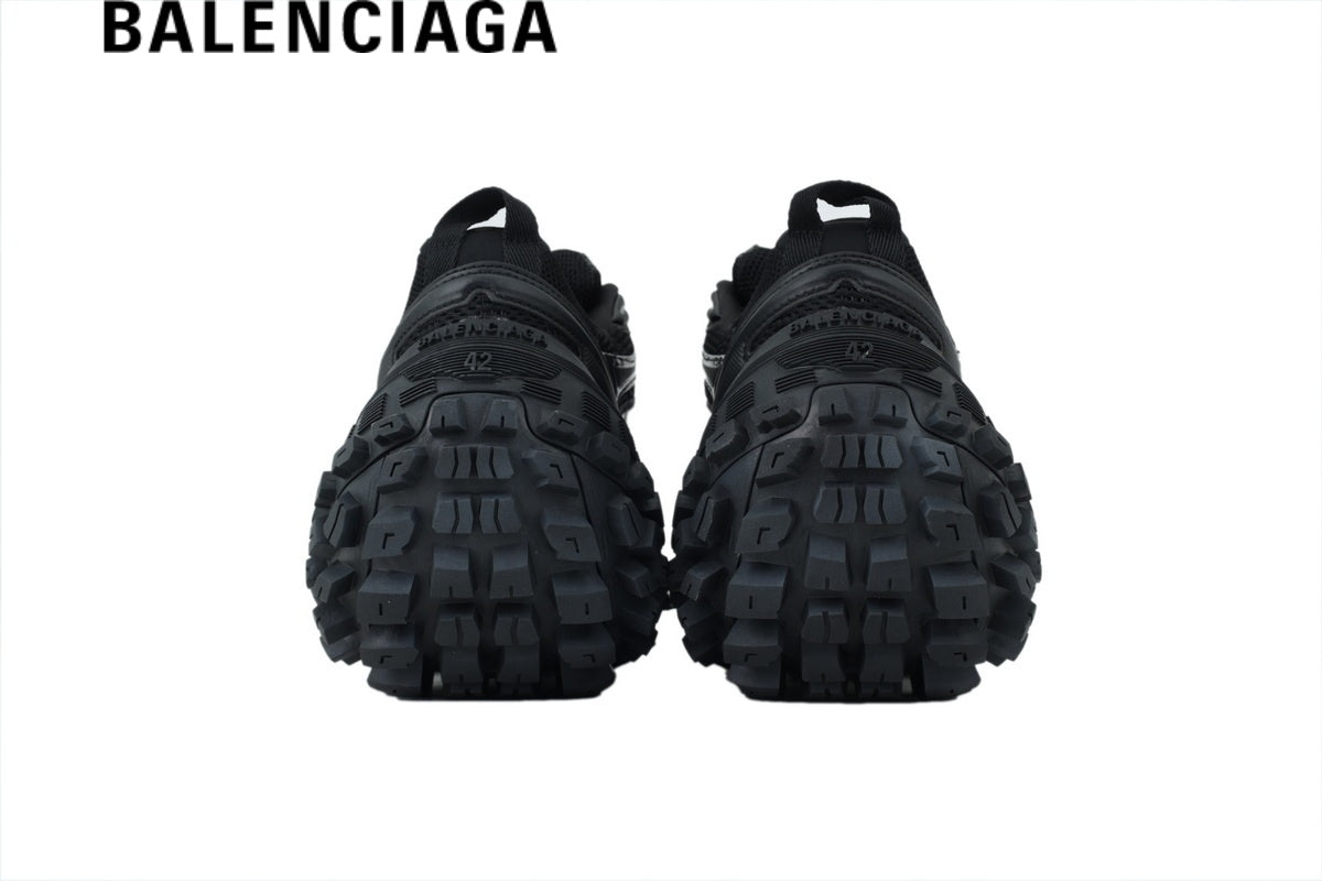 Balenciaga Defender men's shoes  women sneakers Black