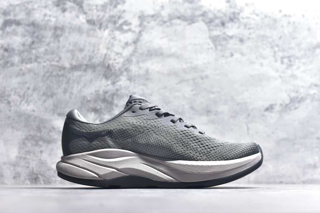 HOKA Rincon 4 Women's Men's Shoes | Gray & Black Mesh Running Sneakers