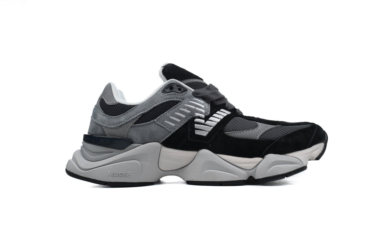 New Balance 9060 Women's & Men's Black Grey Chunky Retro Sneakers