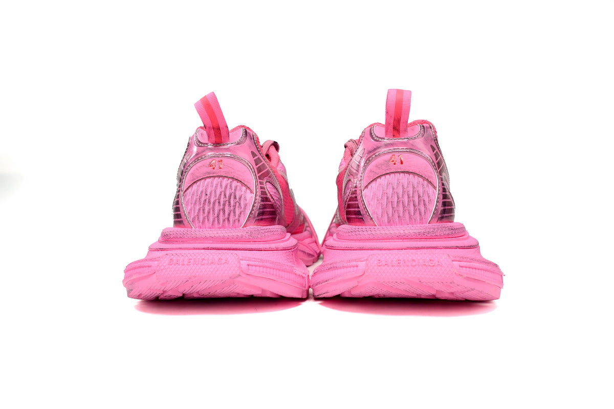 Balenciaga 3XL  men's shoes Track Sneaker – Low-Top Chunky Sole balenciaga runners pink