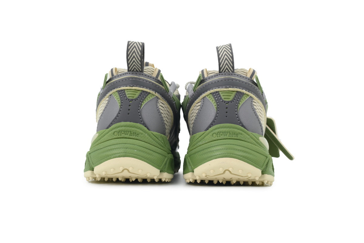 Off-White Be Right Back Women's Men's Olive Green & Cream Chunky Sneakers