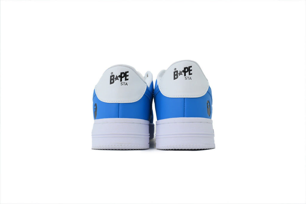 A BATHING APE BAPE STA Bright Blue & White Sneakers | Women's & Men's Skate-Inspired Shoes