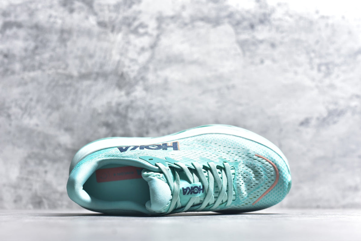 HOKA Rincon 4 Women's Men's Shoes | Aqua Green & White Mesh Running Sneakers