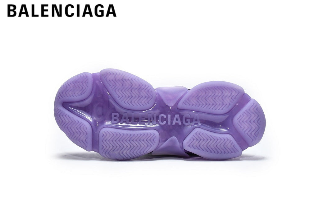 Balenciaga Triple S men's shoes  women sneakers — Purple