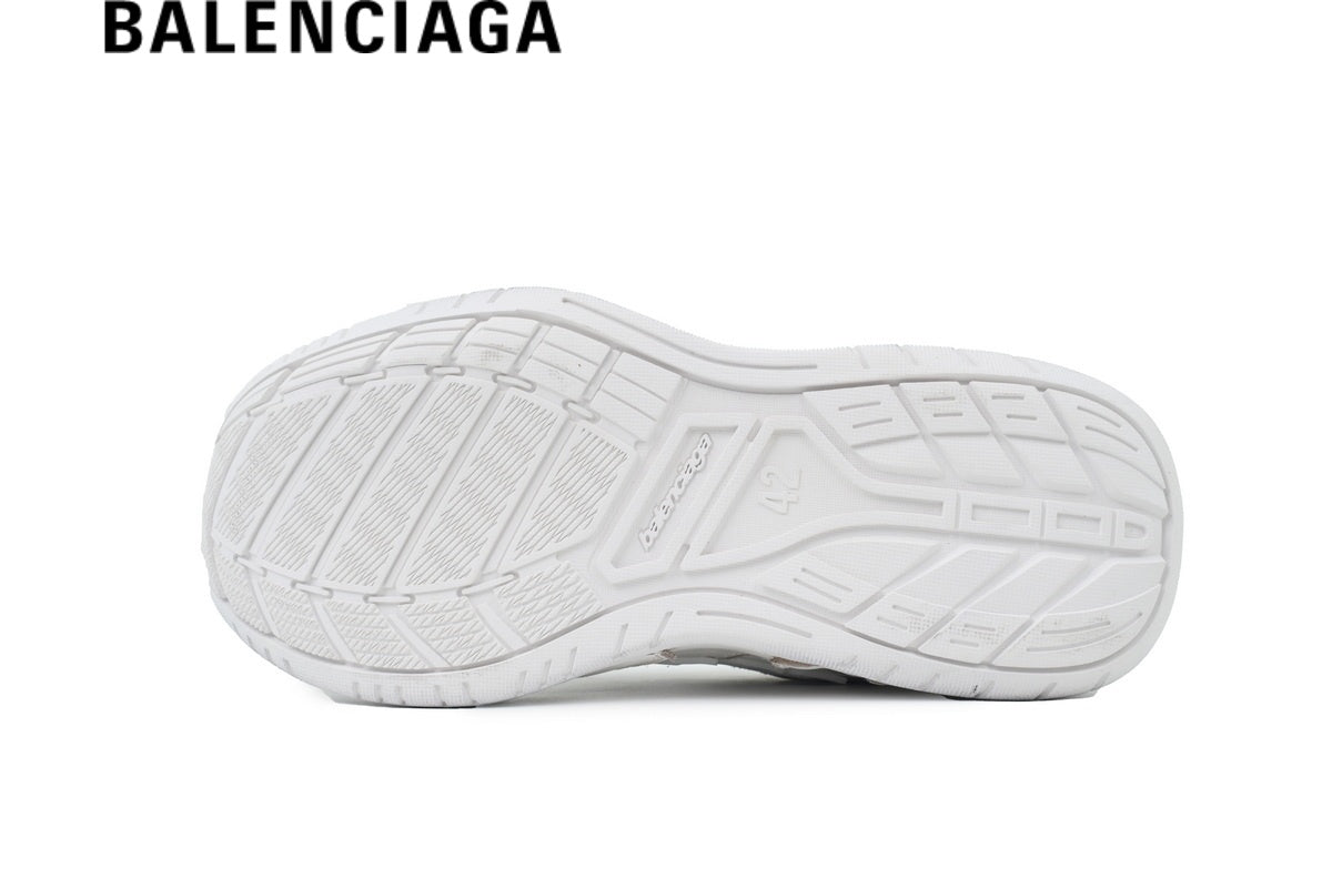 Balenciaga Skate men's shoes  women sneakers White