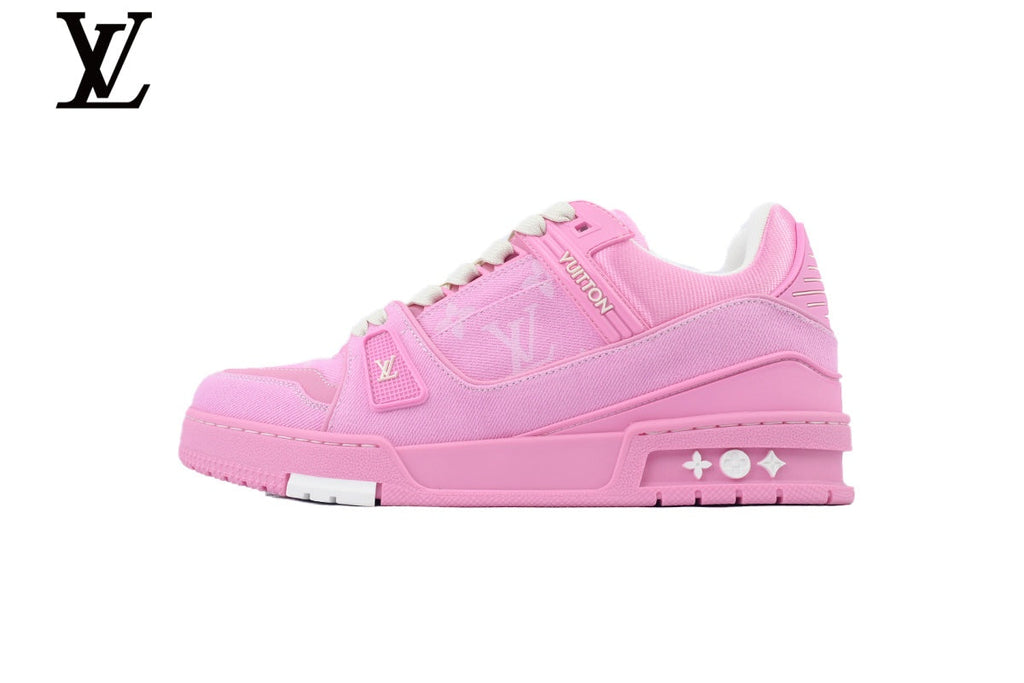 Louis Vuitton Low Top Trainer – Pink Monogram Canvas