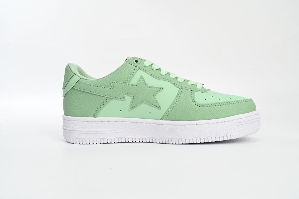 A BATHING APE BAPE STA Mint Green Sneakers | Women's & Men's Skate-Inspired Low-Top Shoes