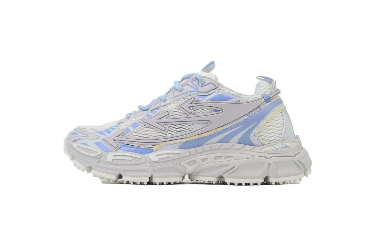 Off-White Be Right Back Women's Men's White & Pale Blue Chunky Sneakers