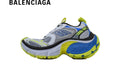 Balenciaga Cargo men's shoes  women sneakers White Blue Lime