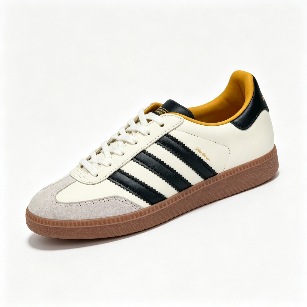 adidas samba  women's shoes  men's samba sneakers adidas samba OG 'Off-White / Black / Gold / Gum'