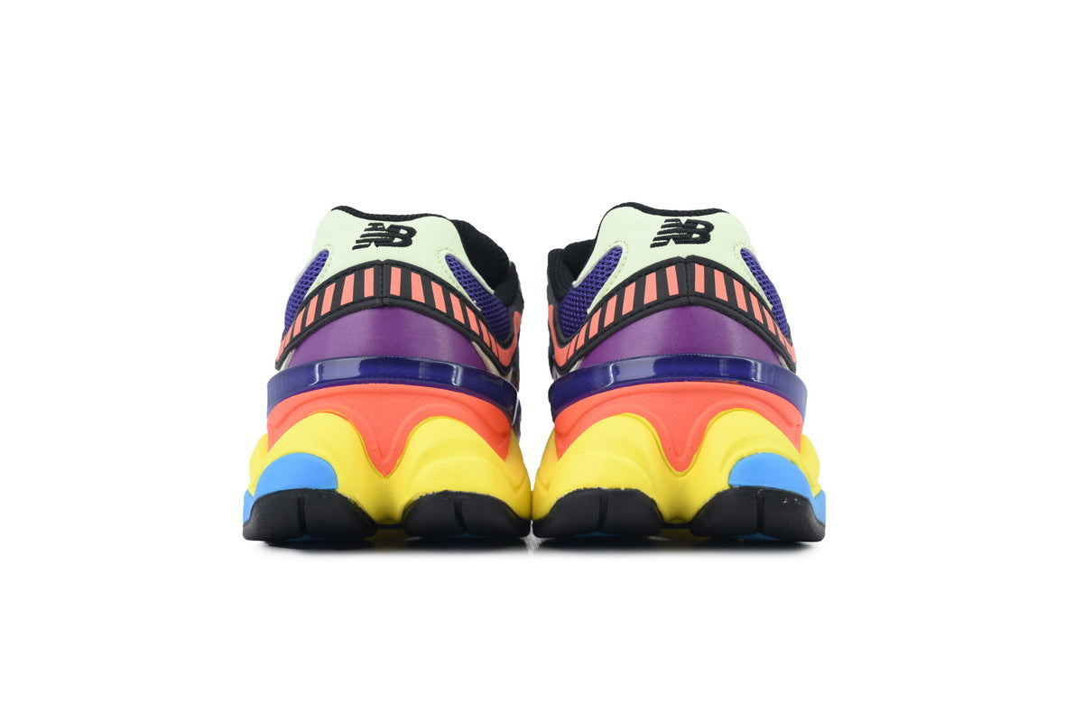 New Balance 9060 Women's & Men's Purple Multicolor Chunky Retro Sneakers