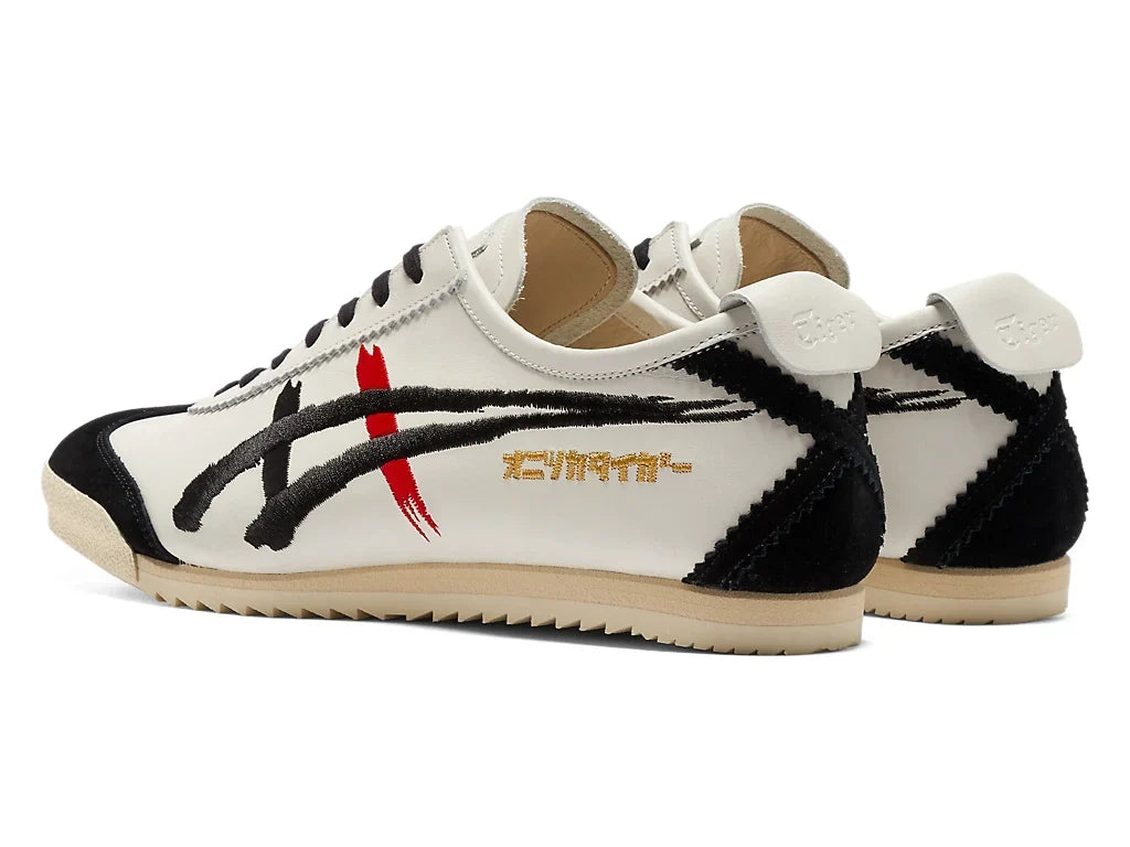 Onitsuka Tiger Mexico 66 Unisex Sneaker White Black Embroidery  running shoes women asics mens shoes