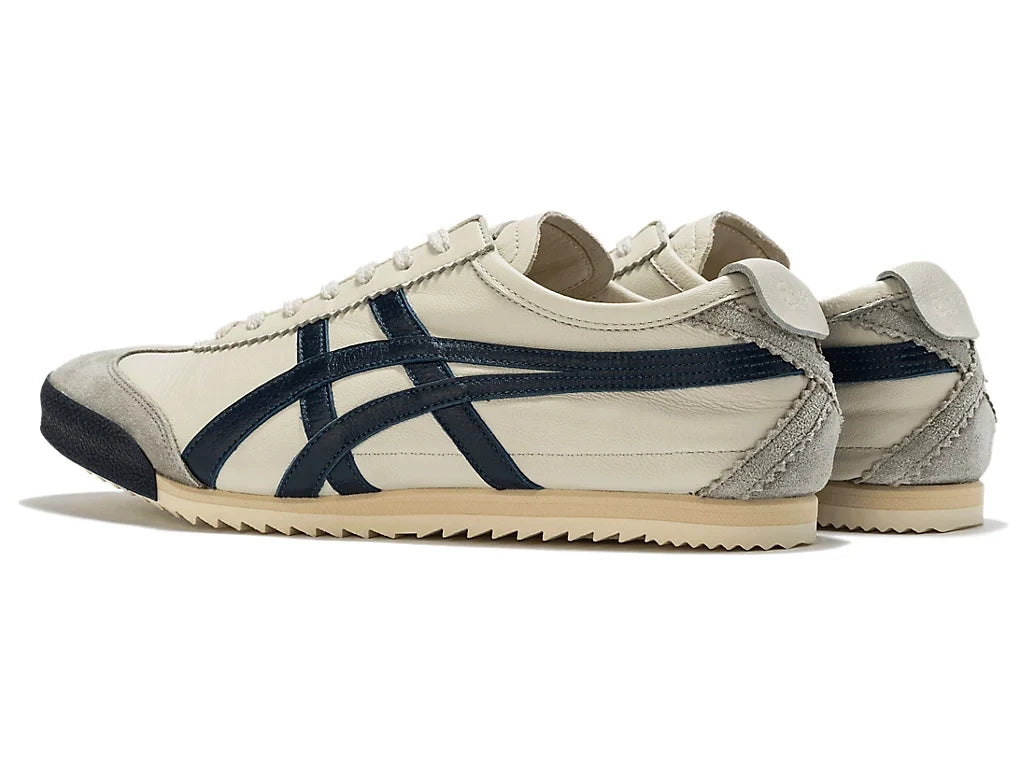 Onitsuka Tiger Mexico 66 Unisex Sneaker Cream Navy Blue  running shoes women asics mens shoes