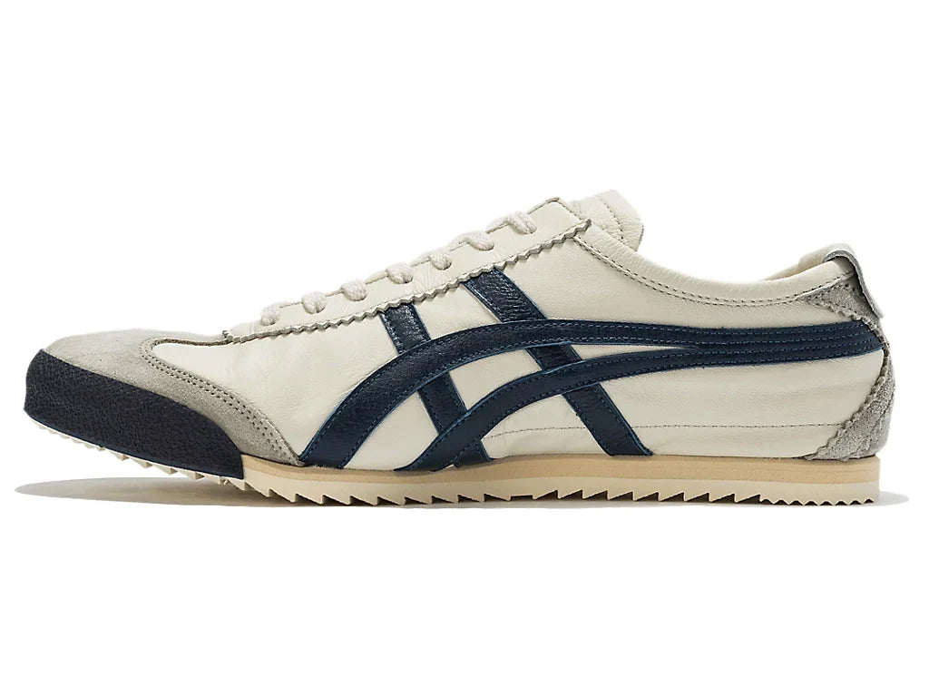 Onitsuka Tiger Mexico 66 Unisex Sneaker Cream Navy Blue  running shoes women asics mens shoes