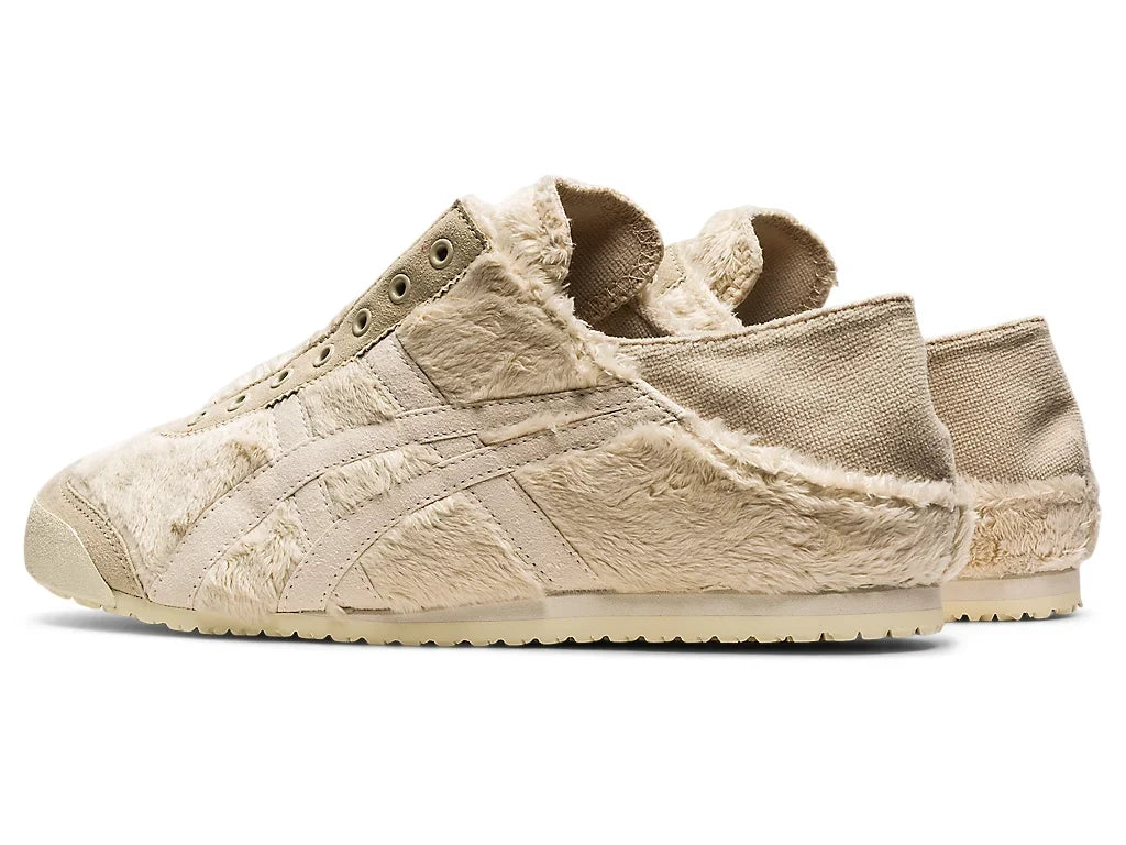 Onitsuka Tiger Mexico 66 Slip-On Unisex Sneaker Beige Furry  running shoes women asics mens shoes