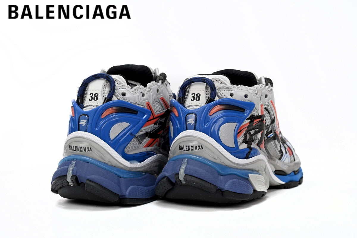 Balenciaga Runner Graffiti men's shoes  women sneakers — Multicolor