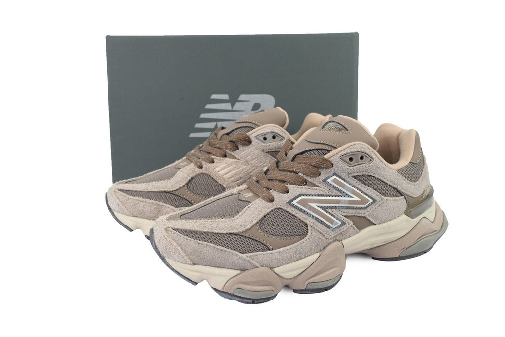 New Balance 9060 Women's & Men's Taupe Beige Cream Chunky Retro Sneakers