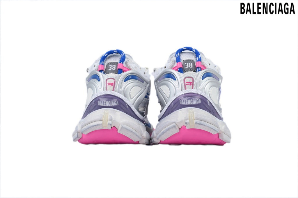 Balenciaga Runner men's shoes  women sneakers Grey Yellow Sneaker