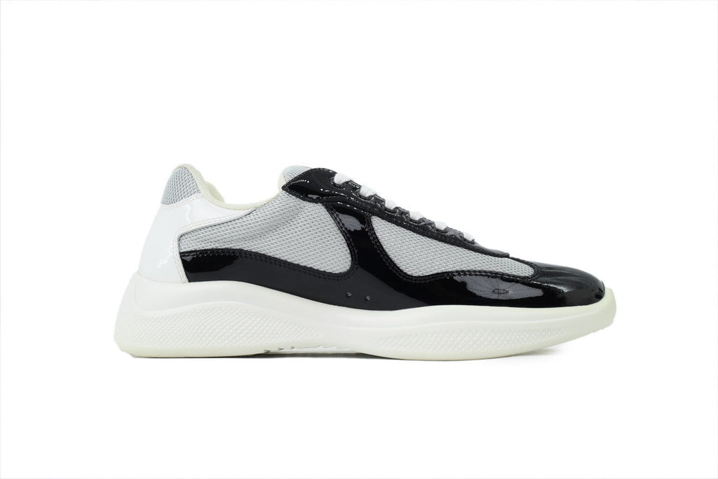 Prada America's Cup Sneakers  slip ons womens  prada designer mens shoes Dark gray