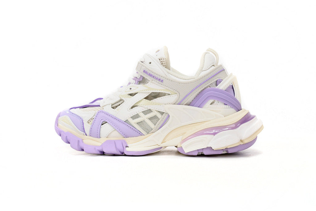 Balenciaga men's shoes  Track.2 Sneakers balenciaga runners White and purple