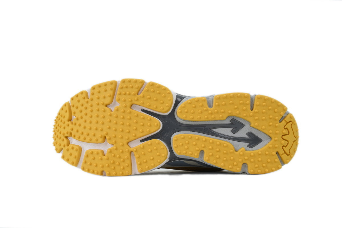 Off-White Be Right Back Women's Men's Gray & Yellow Chunky Sneakers