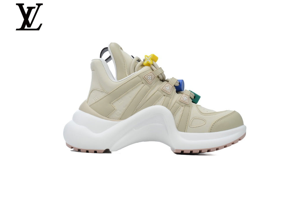 Louis Vuitton shoes for man  women Archlight Sneaker – Beige Multicolor