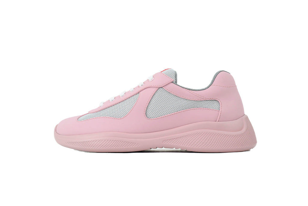 Prada America's Cup Sneakers   slip ons womens  prada designer mens shoes  Pinkish-gray