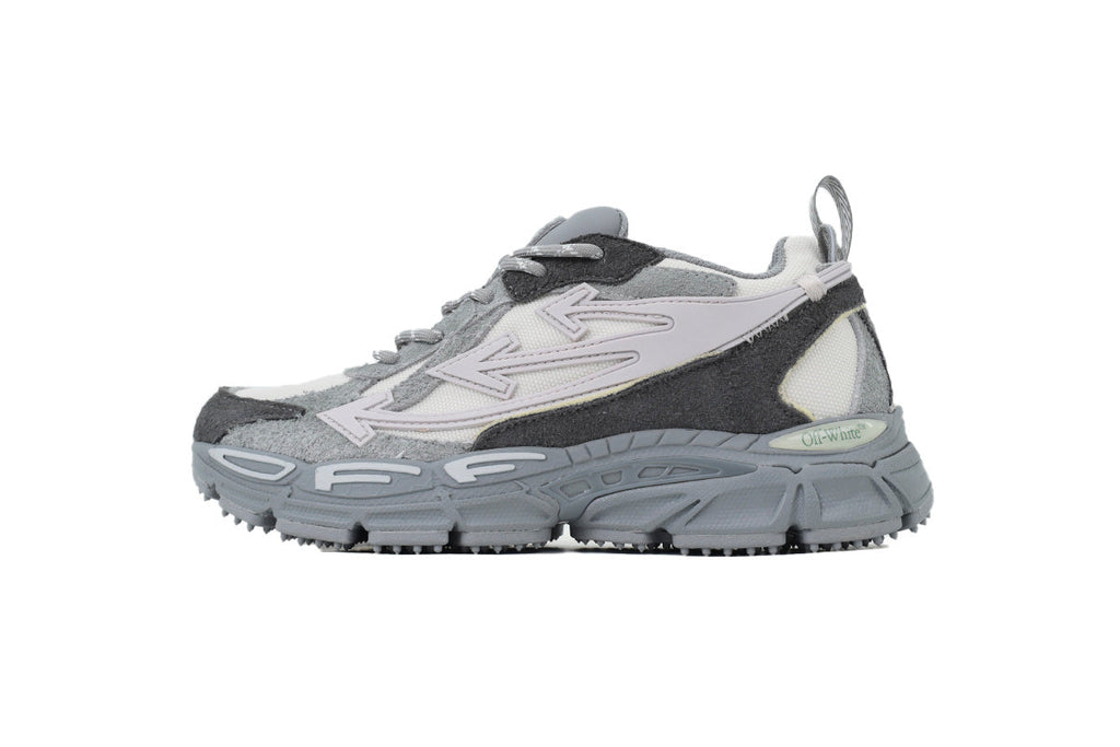 Off-White Be Right Back Women's Men's Gray & White Chunky Sneakers