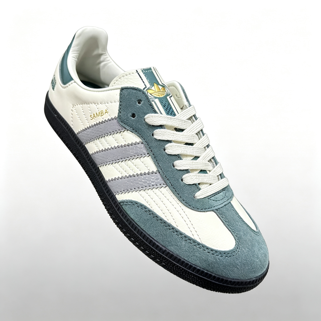 adidas samba  women's shoes  men's samba sneakers adidas samba OG 'Off-White / Green / Grey'