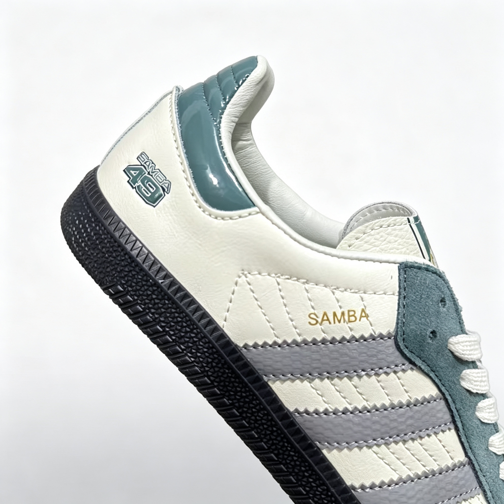 adidas samba  women's shoes  men's samba sneakers adidas samba OG 'Off-White / Green / Grey'