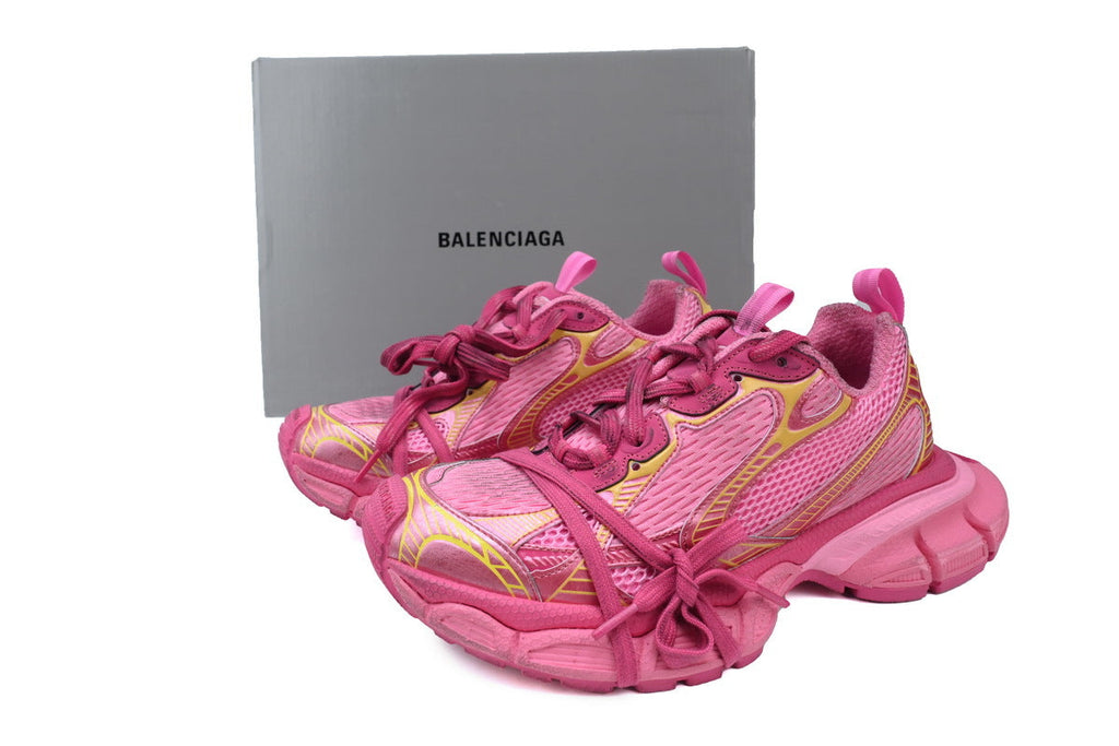 Balenciaga 3XL men's shoes Track Sneaker – Low-Top Chunky Sole balenciaga runners Red