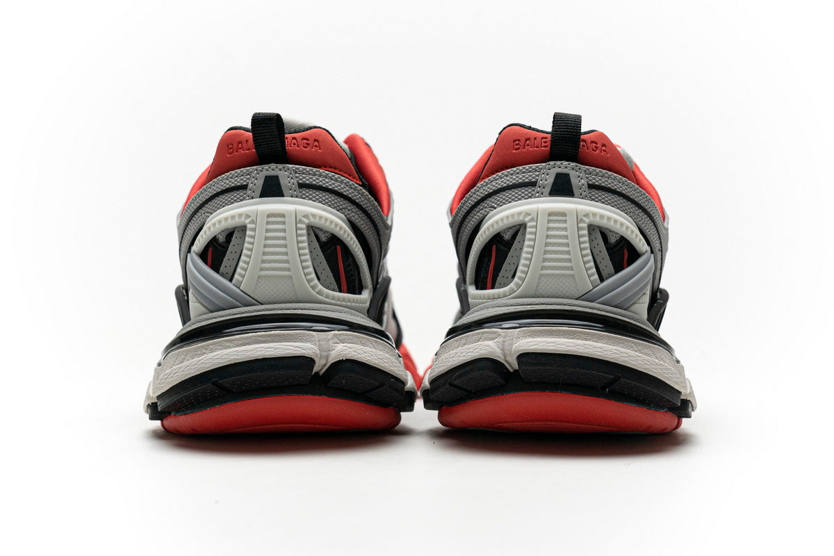 Balenciaga men's shoes Track.2 Sneakers  balenciaga runners  Greyish-red