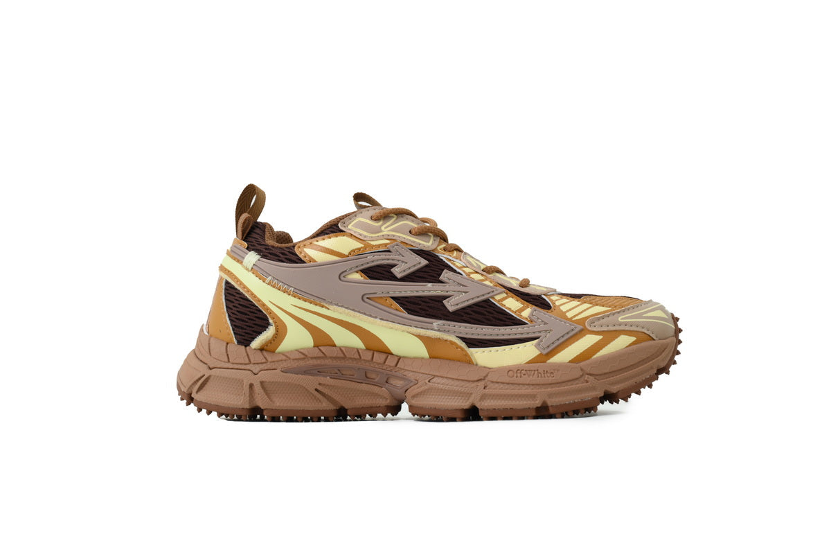 Off-White Be Right Back Women's Men's Brown, Tan & Yellow Chunky Sneakers