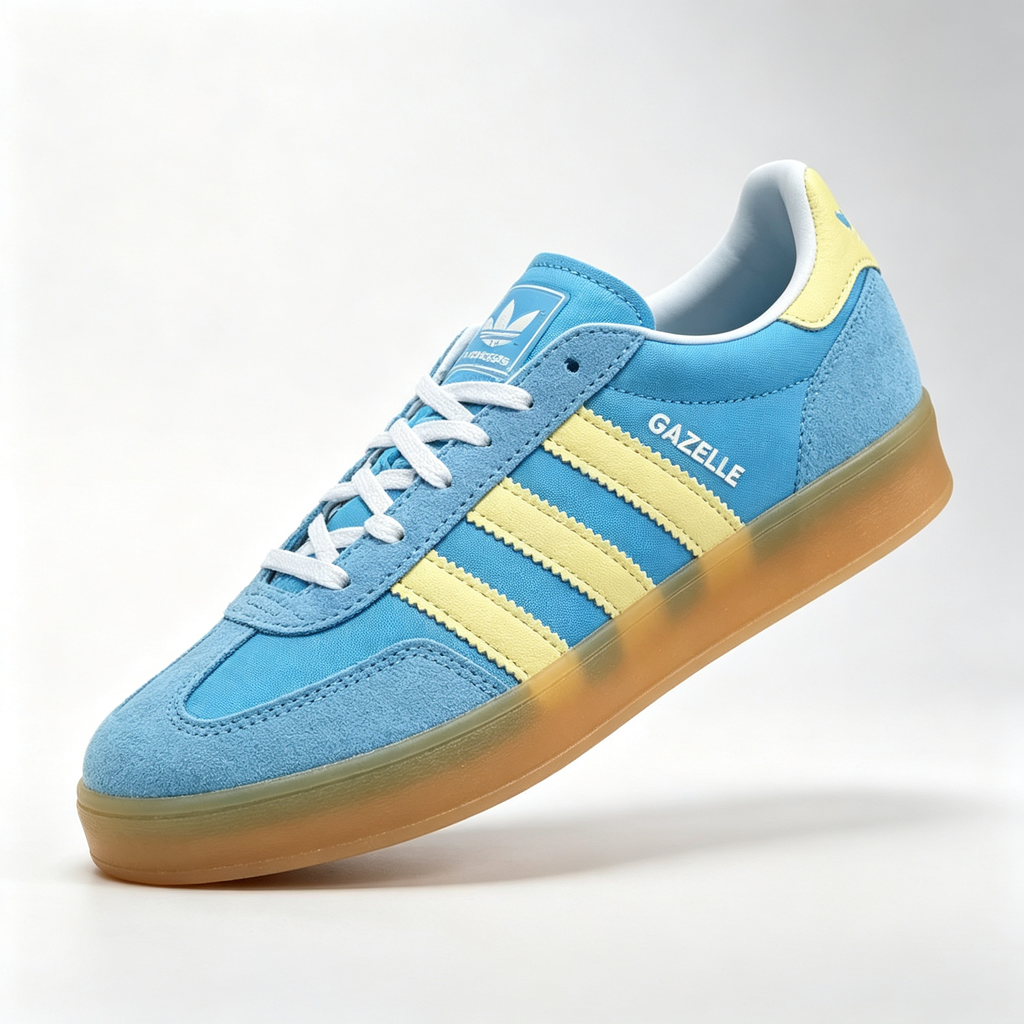 adidas samba  women's shoes  men's samba sneakers adidas samba Blue / Yellow'