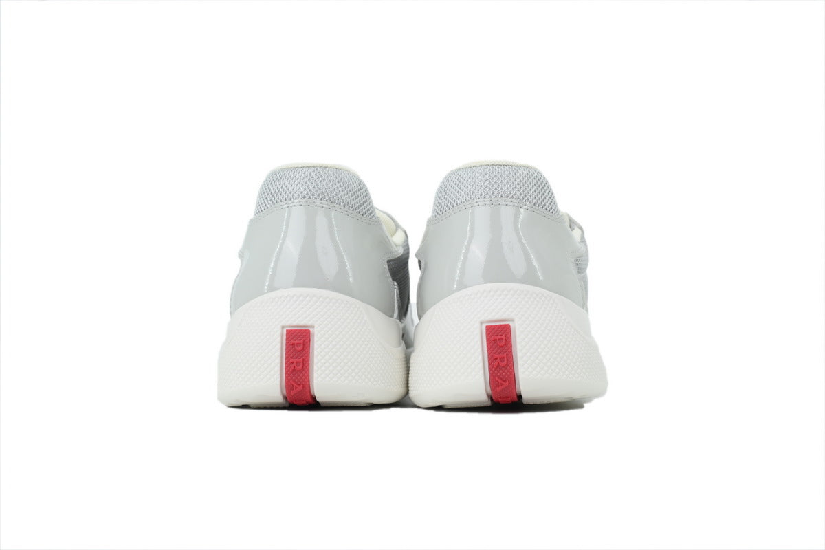 Prada America's Cup Sneakers slip ons womens  prada designer mens shoes grey