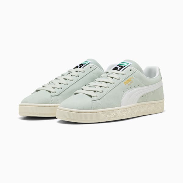 PUMA Suede Classic Mint Green-White-Vintage Off-White puma shoes for men  womens shoes  roma shoes