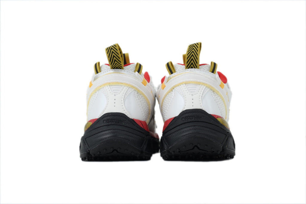 Off-White Be Right Back Women's Men's White, Red & Gold Chunky Sneakers