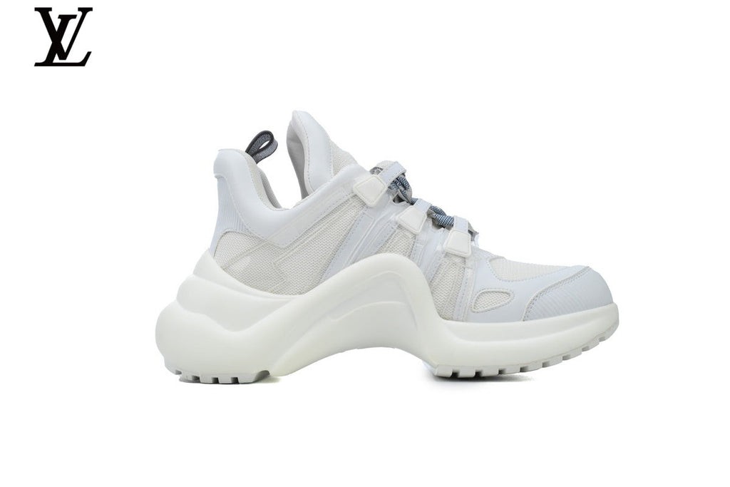 Louis Vuitton LV shoes for man  women Archlight Sneaker – White