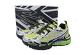 Off-White Be Right Back Women's Men's Shoes | Lime Green & Silver Mesh Retro Sneakers