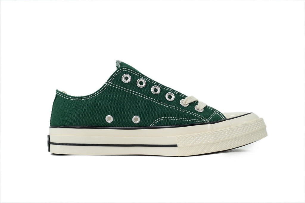 Converse Chuck 70 Women's Men's Shoes | Dark Green Low-Top Canvas Sneakers