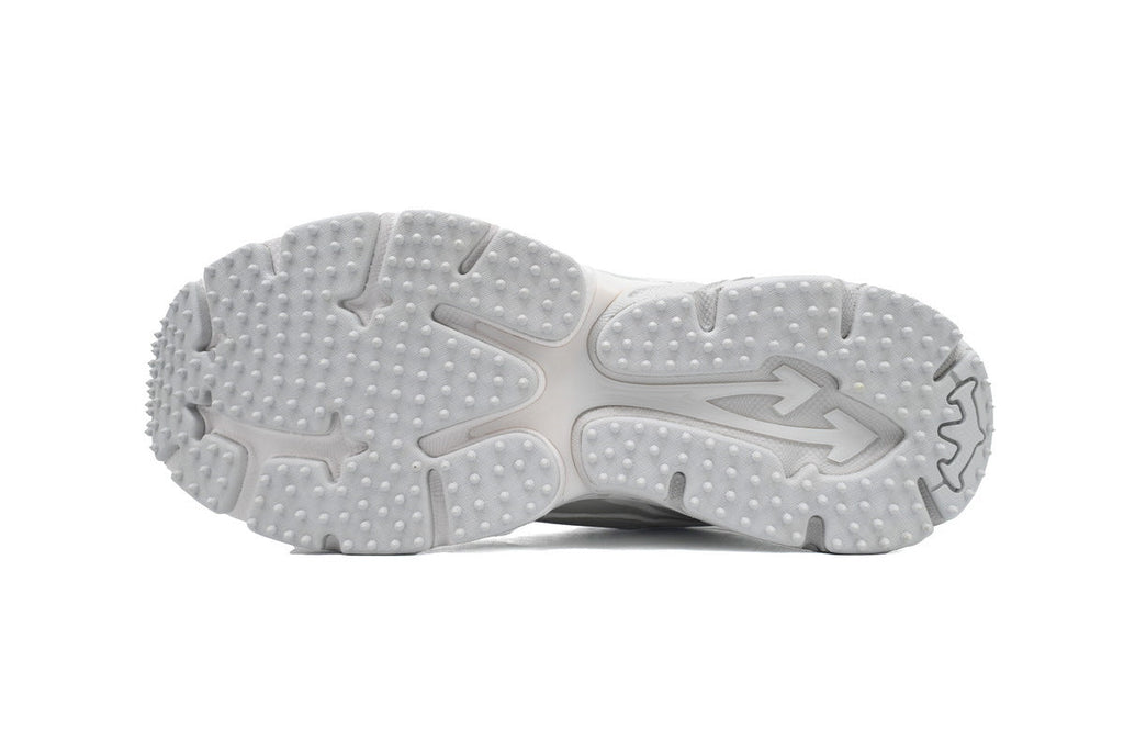 Off-White Be Right Back Women's Men's Shoes | White & Silver Mesh Retro Sneakers