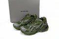 Balenciaga men's shoes Track Runner Sneaker – Distressed Low-Top  balenciaga runners Army green