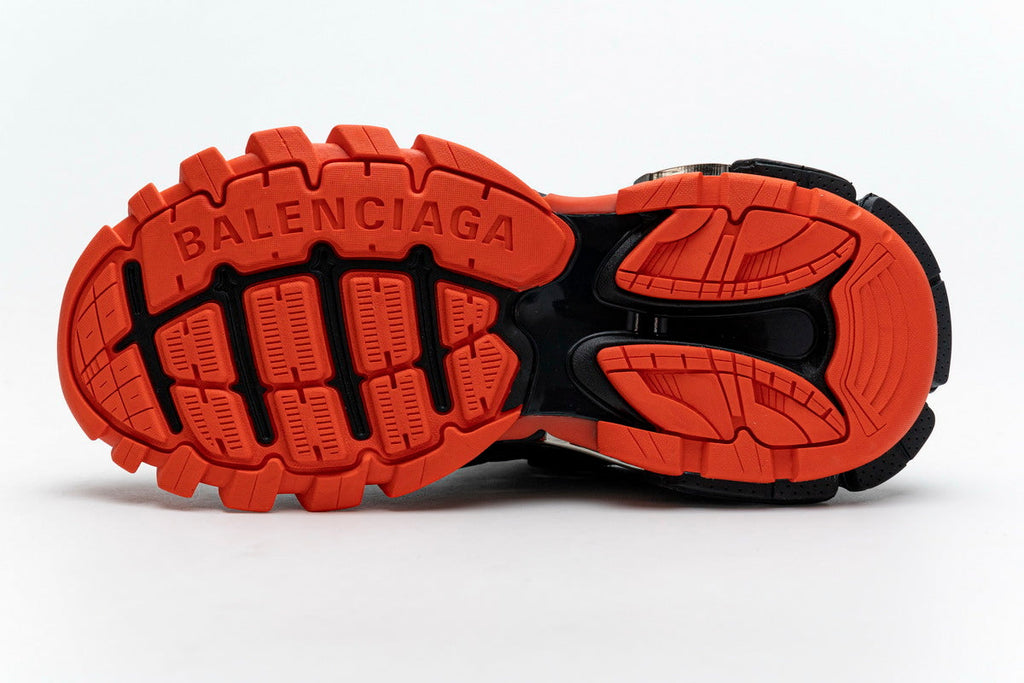Balenciaga men's shoes  Track.2 Sneakers  balenciaga runners Black Orange