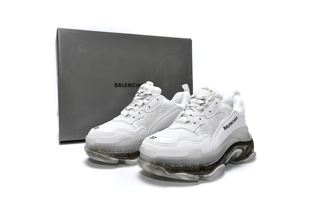 Balenciaga men's shoes Track  Triple S Clear Sole Sneakers balenciaga runners black