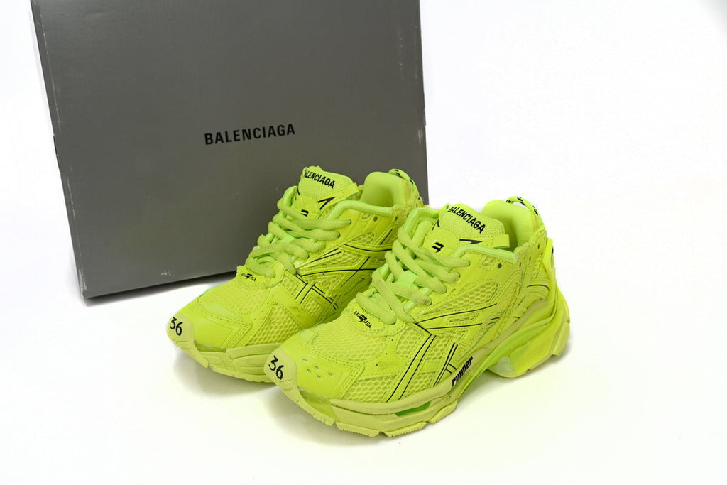 Balenciaga men's shoes Track Runner Sneaker – Distressed Low-Top  balenciaga runners Pale yellow