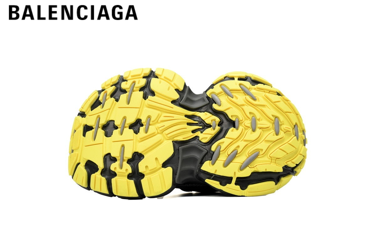 Balenciaga Cargo men's shoes  women sneakers— Dark Gray / Yellow