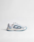 Dior B30 Women's & Men's Shoes - White / Silver Grey / Turquoise Blue Sneakers