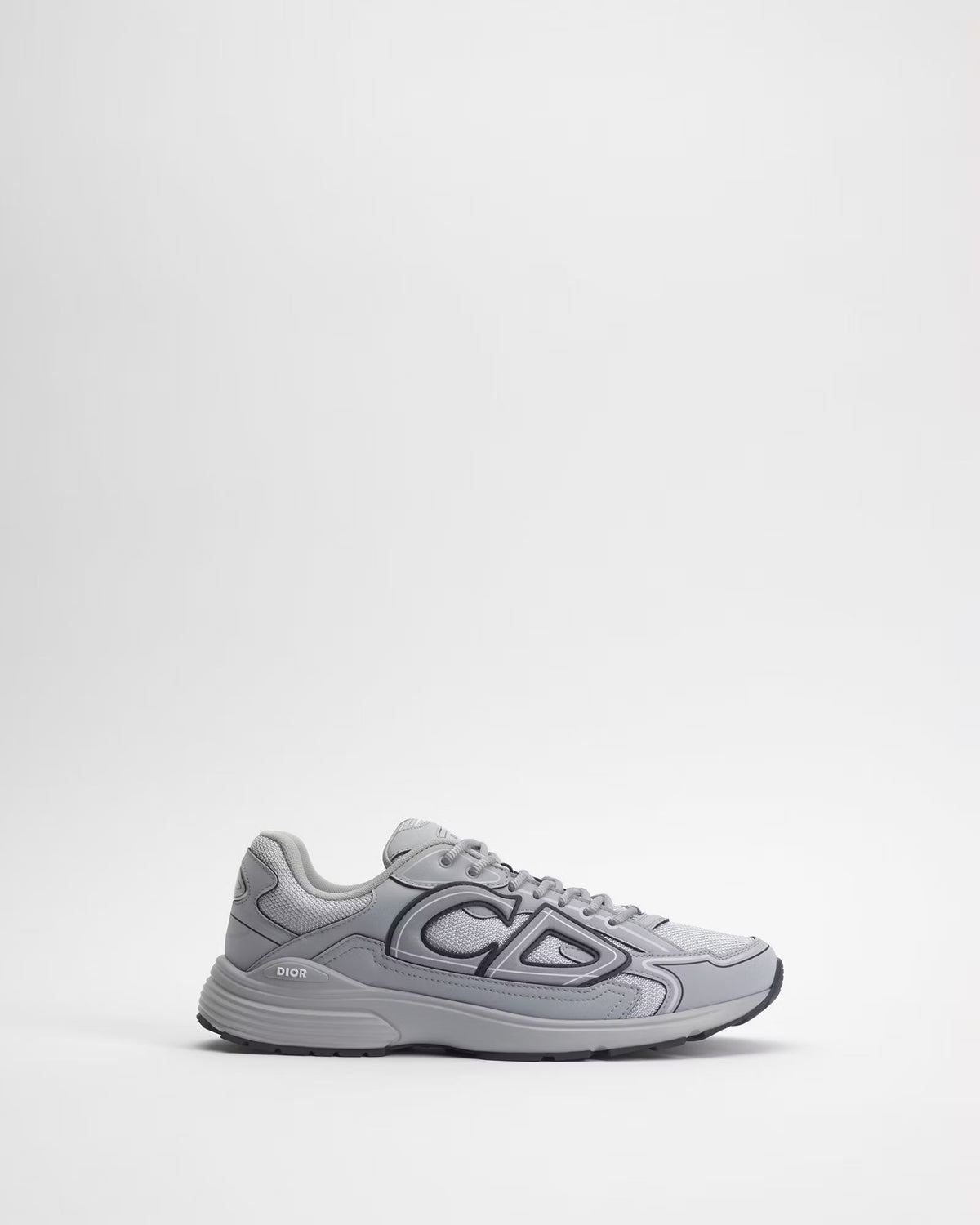 Dior B30 Women's & Men's Shoes - Grey / Silver / Black Low-Top Sneakers